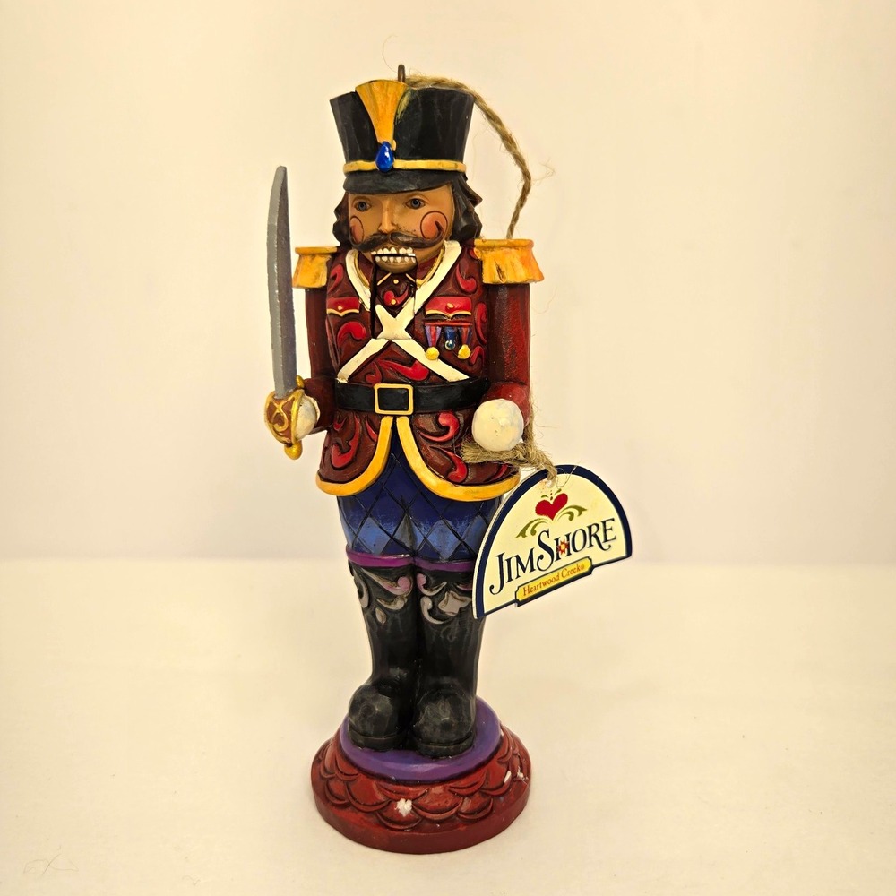 Jim Shore Heartwood Creek Nutcracker Hanging Ornament 4025497BE